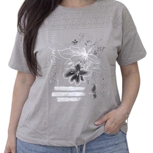 Футболка LeVisha (52-56) 26016 grey (лето) LeVisha 26016 grey