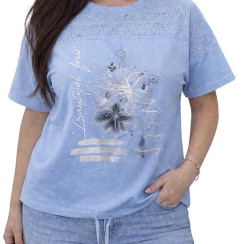 Футболка LeVisha (52-56) 26016 l.blue (лето) LeVisha 26016 l.blue