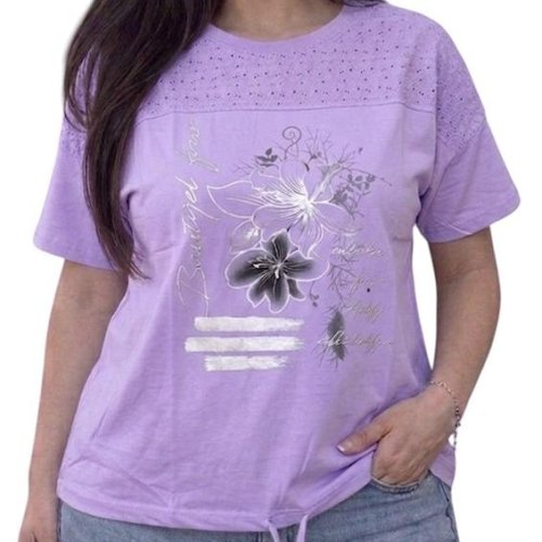 Футболка LeVisha (52-56) 26016 lilac (лето) LeVisha 26016 lilac