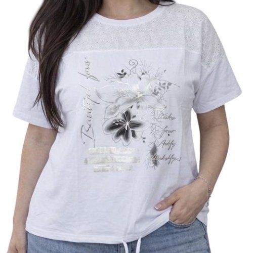 Футболка LeVisha (52-56) 26016 white (лето) LeVisha 26016 white