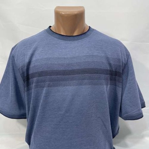 Футболка Sabihina (XL-5XL) SB1820 blue (лето) Sabihina SB1820 blue