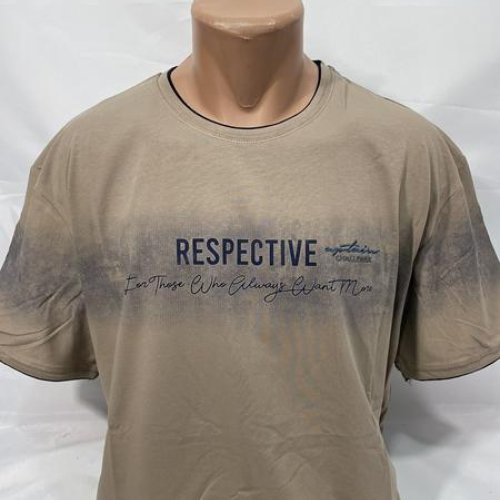 Футболка Sabihina (2XL-5XL) SB1862 beige (лето) Sabihina SB1862 beige