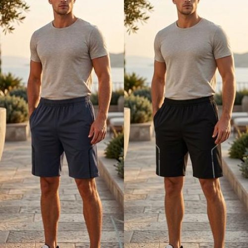 Шорты Samo (52-60) 25002 black (лето) Samo 25002 black