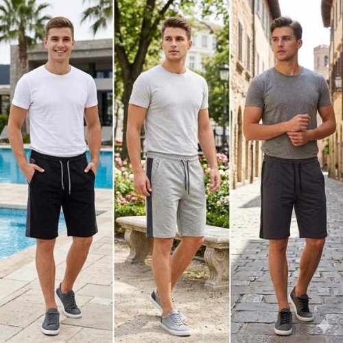 Шорты Samo (48-56) 9105 l.grey (лето) Samo 9105 l.grey