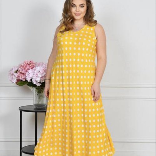 Сарафан Romeo life (50-60) 071 yellow (лето) Romeo life 071 yellow