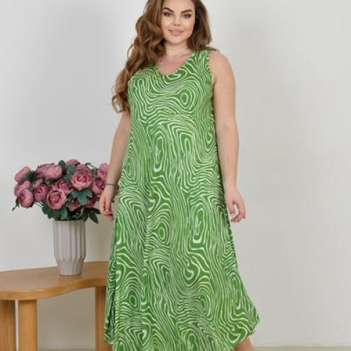 Сарафан Romeo life (50-60) 071-1 green (лето) Romeo life 071-1 green