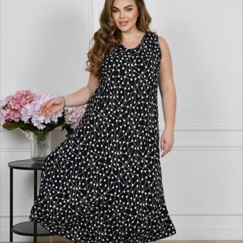 Сарафан Romeo life (50-60) 071-4 black (лето) Romeo life 071-4 black