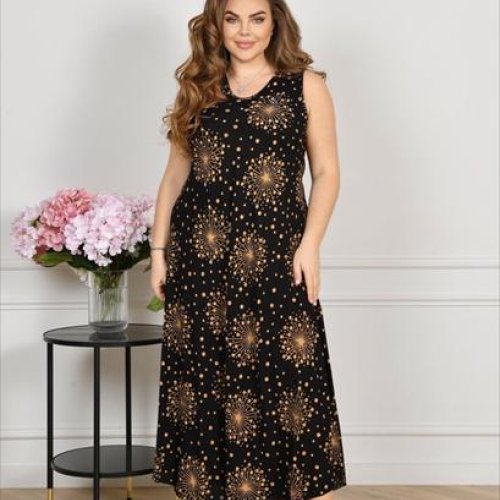 Сарафан Romeo life (50-60) 071-5 black (лето) Romeo life 071-5 black