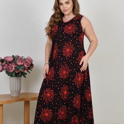 Сарафан Romeo life (50-60) 071-6 black (лето) Romeo life 071-6 black