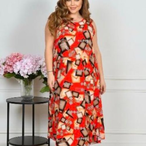 Сарафан Romeo life (50-60) 072-1 red (лето) Romeo life 072-1 red