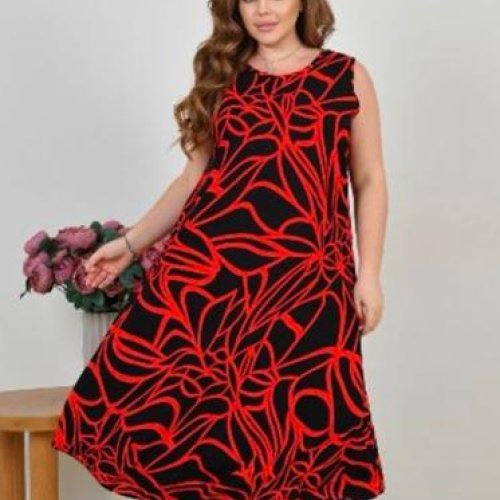 Сарафан Romeo life (50-60) 072-2 black (лето) Romeo life 072-2 black