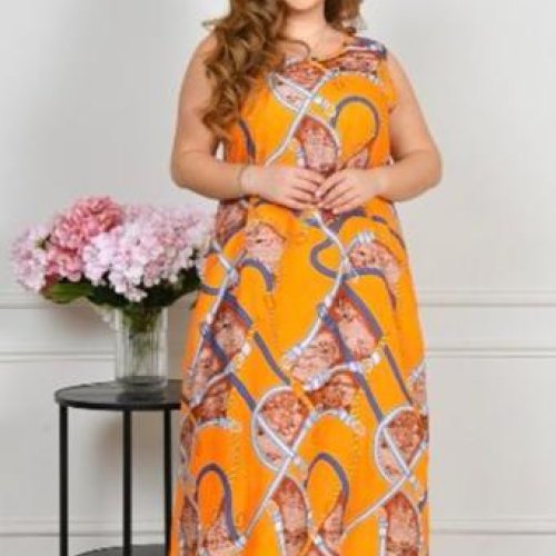 Сарафан Romeo life (50-60) 072-2 orange (лето) Romeo life 072-2 orange