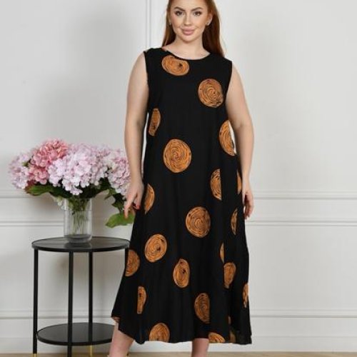 Сарафан Romeo life (50-60) 072-6 black (лето) Romeo life 072-6 black