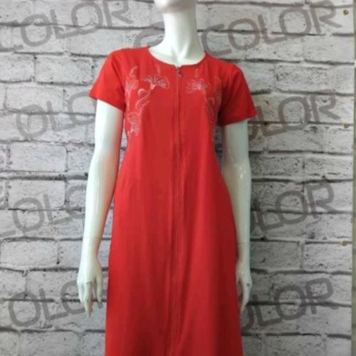 Халат Romeo life (M-4XL) 10525 red (лето) Romeo life 10525 red