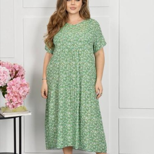 Платье Romeo life (56-60) 12 green (лето) Romeo life 12 green