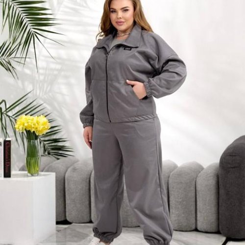 Костюм спорт Romeo life (46-52) 133-6 grey (деми) Romeo life 133-6 grey