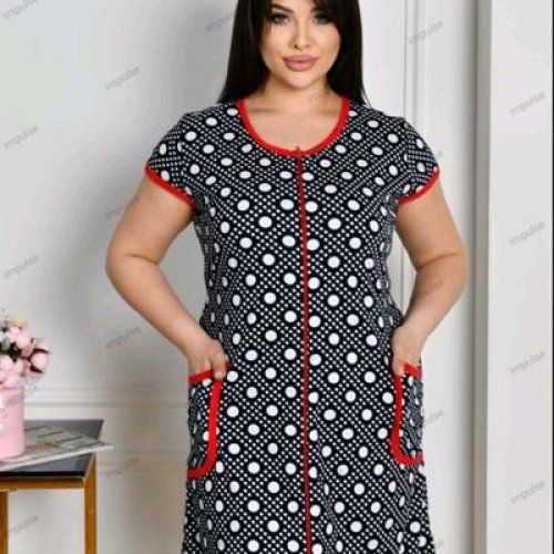Халат Romeo life (50-58) 2620-1 black (лето) Romeo life 2620-1 black