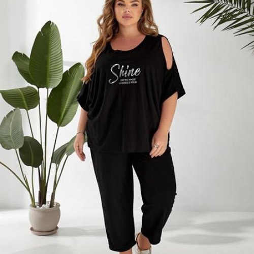 Костюм Romeo life (50-60) 357-6 black (лето) Romeo life 357-6 black