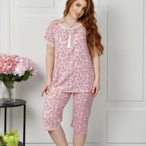 Пижама Romeo life (54-62) 3801 pink (лето) Romeo life 3801 pink