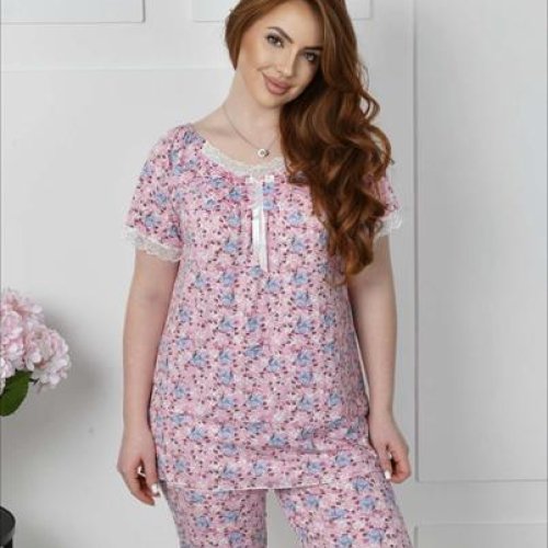 Пижама Romeo life (54-62) 3802 pink (лето) Romeo life 3802 pink