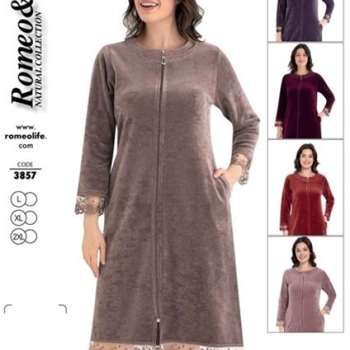Халат Romeo life (48-52) 3857 wine (деми) Romeo life 3857 wine