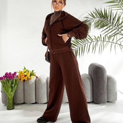 Костюм спорт Romeo life (44-50) 708 brown (деми) Romeo life 708 brown