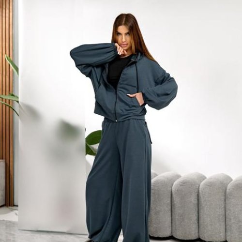 Костюм спорт Romeo life (42-56) 784 green (деми) Romeo life 784 green