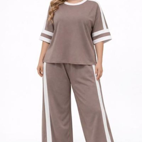 Костюм спорт Romeo life (42-56) 791 l.brown (лето) Romeo life 791 l.brown