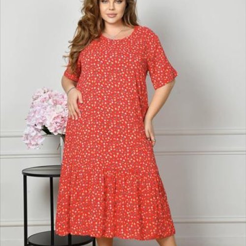 Платье Romeo life (56-60) A11 red (лето) Romeo life A11 red