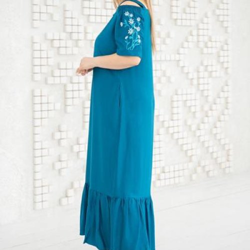 Платье Romeo life (50-58) RL1010 blue (лето) Romeo life RL1010 blue