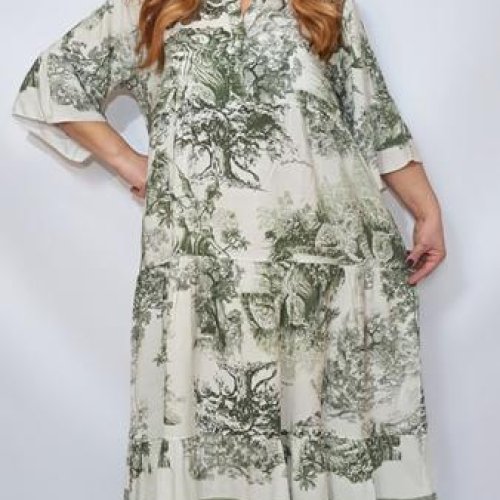 Платье Romeo life (54-60) RL1039 green (лето) Romeo life RL1039 green