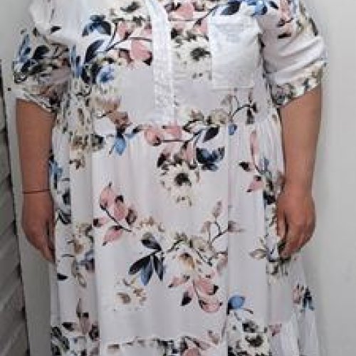 Платье Romeo life (56-60) RL1060 white (лето) Romeo life RL1060 white