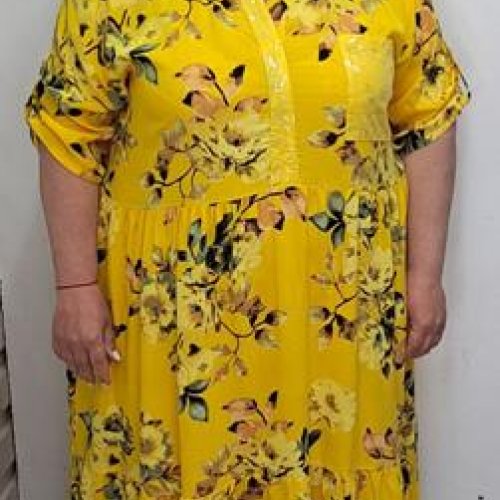 Платье Romeo life (56-60) RL1061 yellow (лето) Romeo life RL1061 yellow