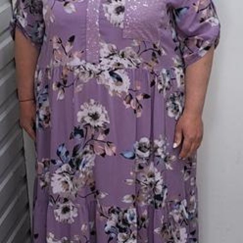 Платье Romeo life (56-60) RL1063 lilac (лето) Romeo life RL1063 lilac