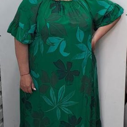 Платье Romeo life (54-60) RL1066 green (лето) Romeo life RL1066 green