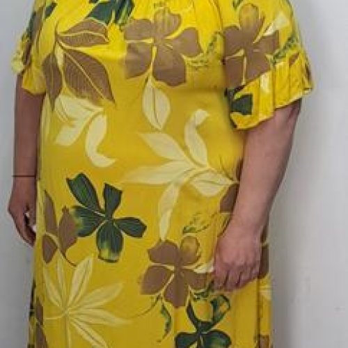 Платье Romeo life (54-60) RL1067 yellow (лето) Romeo life RL1067 yellow