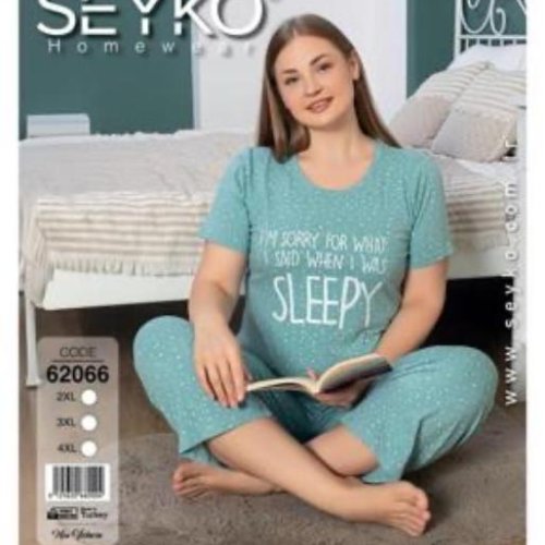 Пижама Disneyopt (2XL-4XL) DS728-62066 l.blue (лето) Disneyopt DS728-62066 l.blue