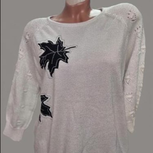 Свитер Julia (52-54) JL1024 white (деми) Julia JL1024 white