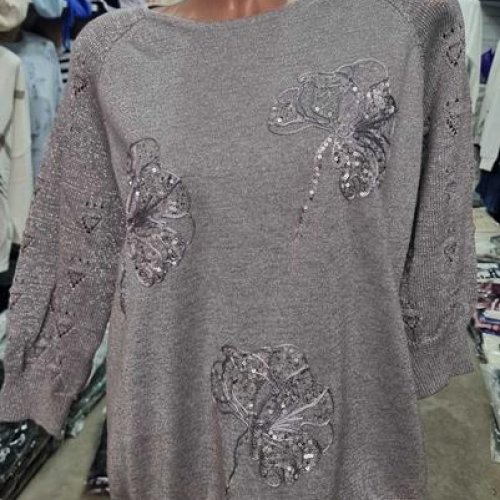 Свитер Julia (52-54) JL1031 grey (деми) Julia JL1031 grey