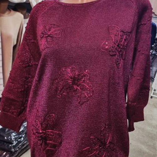 Свитер Julia (52-54) JL1032 wine (деми) Julia JL1032 wine