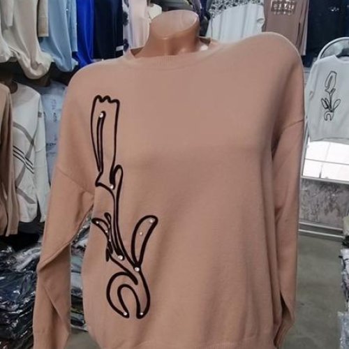 Свитер Julia (52-54) JL1034 d.beige (деми) Julia JL1034 d.beige