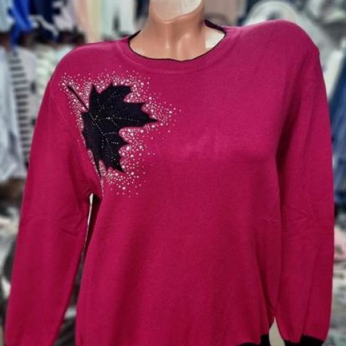 Свитер Julia (52-54) JL1046 wine (деми) Julia JL1046 wine