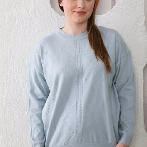 Свитер Julia (52-54) JL1057 l.blue (деми) Julia JL1057 l.blue