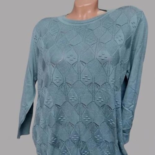 Свитер Julia (50-52) JL1075 l.blue (деми) Julia JL1075 l.blue