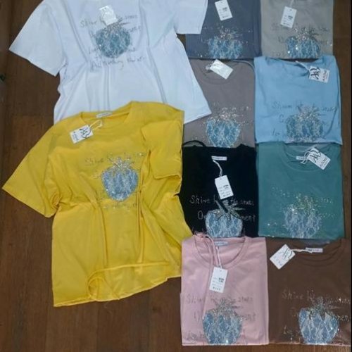 Футболка Julia (52-54) JL1090 l.grey (лето) Julia JL1090 l.grey