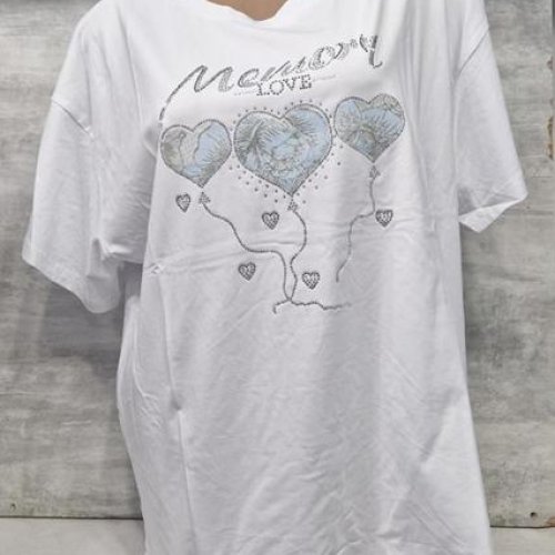 Футболка Julia (52-54) JL1110 white (лето) Julia JL1110 white