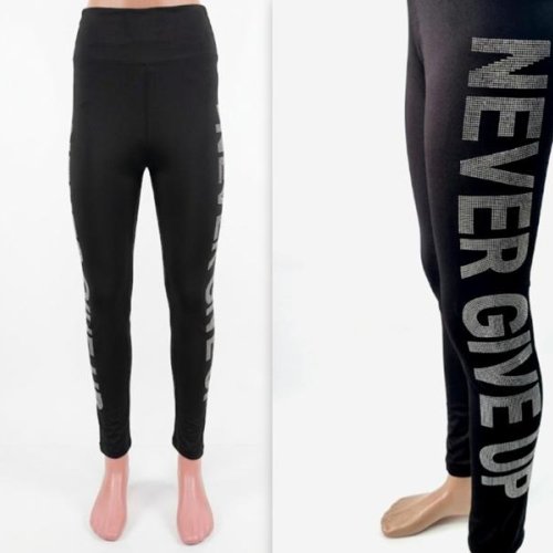 Лосины Julia (2XL-6XL) JL1158 black (деми) Julia JL1158 black