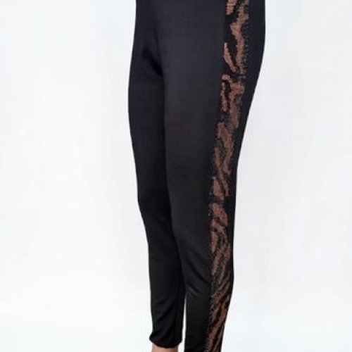 Лосины Julia (2XL-6XL) JL1159 black (деми) Julia JL1159 black