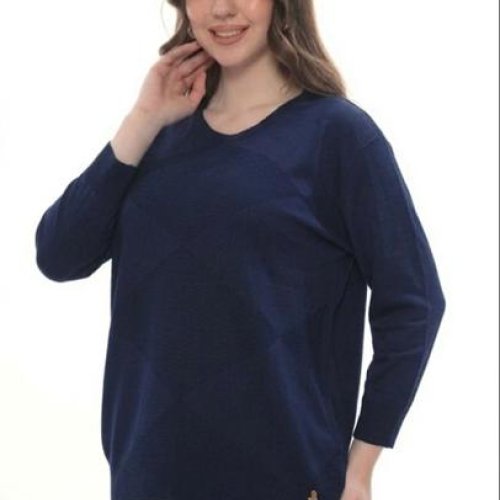 Свитер Julia (52-54) JL1168 navy (деми) Julia JL1168 navy