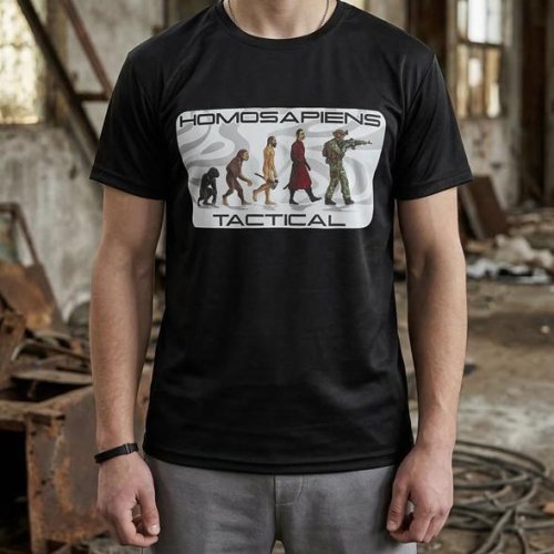 Футболка Madoka (M-3XL) 1373 black (лето) Madoka 1373 black